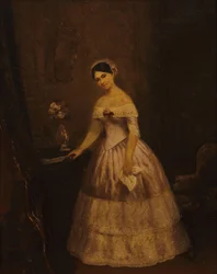 Porträt von Manuelita Rosas (Studie)